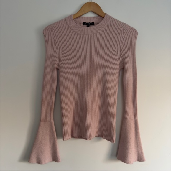 Velvet Heart pink bell sleeve sweater size: Small - Picture 1 of 3